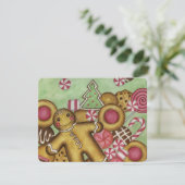 Carte de Noël en pain d'épices (Debout devant)