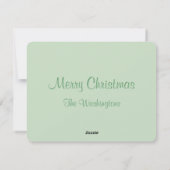 Carte de Noël en pain d'épices (Dos)