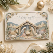 Carte de Noël en papier 3D représentant une scène