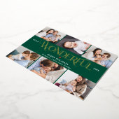 Carte de Noël en papier d'aluminium Wonderful Life (Rotation)