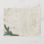 Carte de Noël en style vintage (Dos)