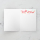 Carte de Noël en verre de mer (Intérieur)