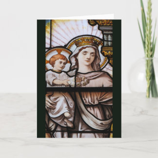 Carte de Noël en verre tendu - France