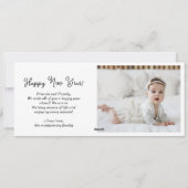 Carte de Noël En vichy chien (Dos)