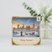 Carte de Noël enneigée (Debout devant)