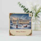 Carte de Noël enneigée (Debout devant)