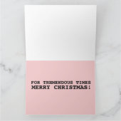 CARTE DE NOËL ÉNORME ÉPOQUE FORMIDABLE DONALD TRUM (Intérieur)