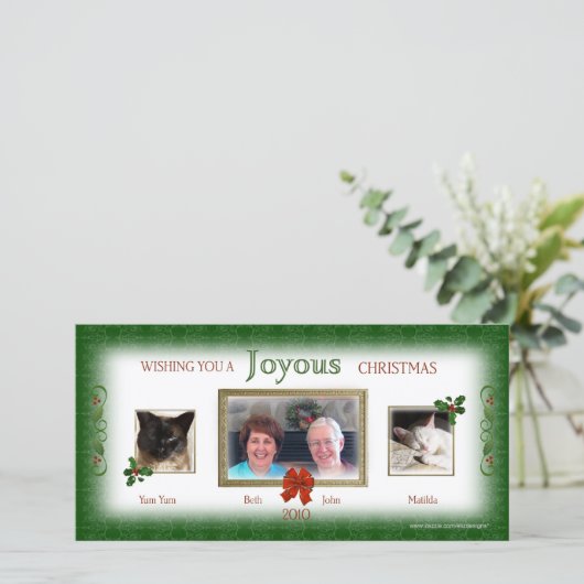 Carte de Noël Ensemble Photo (Debout devant)