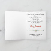 Carte de Noël Entreprise avec Père Noël (Intérieur)