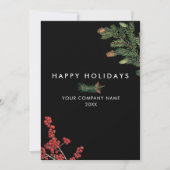 Carte de Noël Entreprise Pine Cone (Devant)