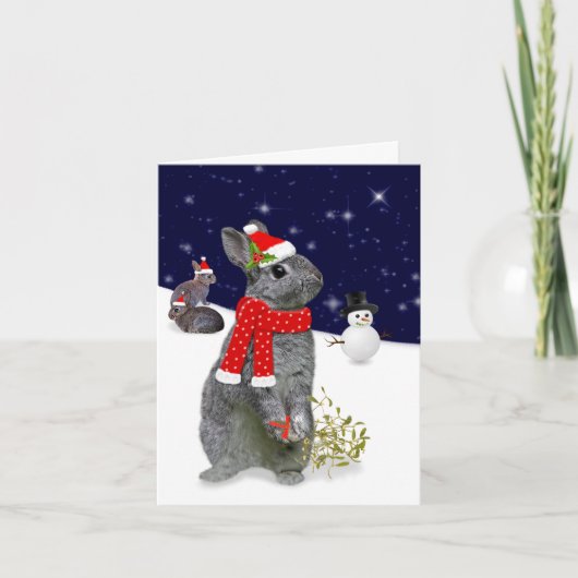 Carte de Noël (Entrez votre propre message) (Devant)