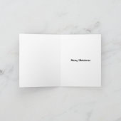 Carte de Noël (Entrez votre propre message) (Intérieur)