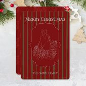 Carte de Noël équestre