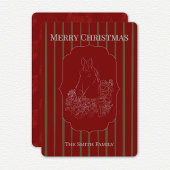 Carte de Noël équestre