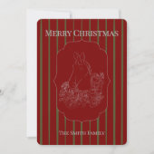 Carte de Noël équestre (Devant)