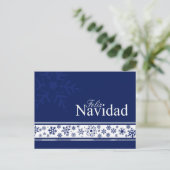 Carte de Noël espagnole Feliz Navidad (Debout devant)