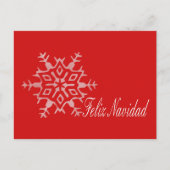 Carte de Noël espagnole Feliz Navidad (Devant)