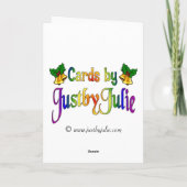 Carte de Noël espagnole père Noël Feliz Navidad (Dos)