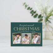 Carte de Noël et carte postale avec collage de Noë (Debout devant)