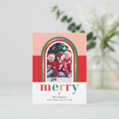 Carte de Noël et carte postale de la joyeuse arche (Debout devant)