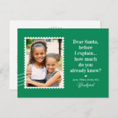 Carte de Noël et carte postale EDITABLE COULEUR po (Devant / Derrière)