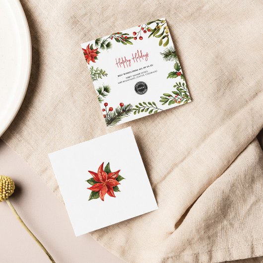 Carte de Noël et Jours Fériés avec Logo de Budget 