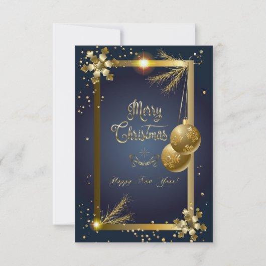 Carte de Noël et Nouvel An (Devant)