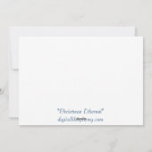 Carte de Noël Ethereal (Dos)