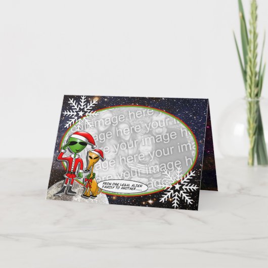 Carte de Noël Eto Cosmic (Devant)