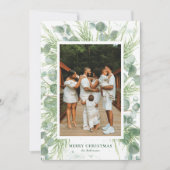 Carte de Noël Eucalyptus et Pine (Devant)