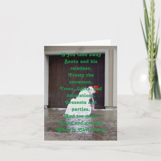 Carte de Noël Evangile (Devant)