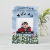 Carte de Noël Eve Watercolor (Debout devant)