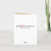 Carte de Noël Evergreens hiver vintage (Dos)