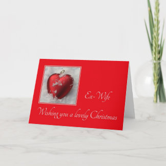 Carte de Noël Ex-Femme