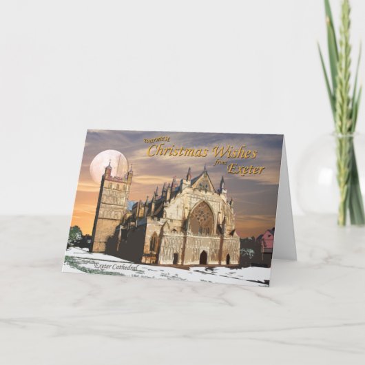 Carte de Noël Exeter (Devant)