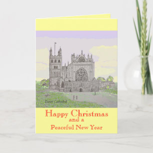 Carte de Noël Exeter Cathedral
