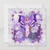 Carte de noël Fairy & snowflèches (Devant)