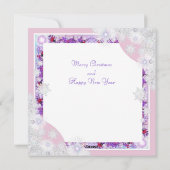 Carte de noël Fairy & snowflèches (Dos)