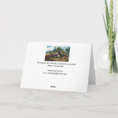 Carte de Noël - faisans (Dos)