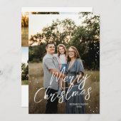 Carte de Noël Familiale (Devant / Derrière)