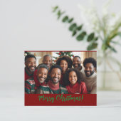 Carte de Noël familiale (Debout devant)