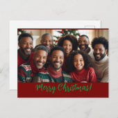 Carte de Noël familiale (Devant / Derrière)