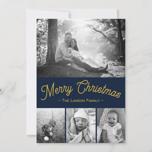 Carte de Noël familiale (Devant)