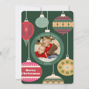 Carte de Noël familiale avec photo