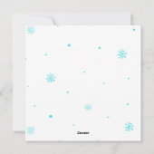 Carte de Noël familiale des Gnomes (Dos)