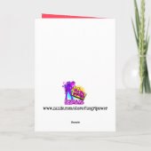 Carte de Noël familiale drôle 'Deck the Halls Y’al (Dos)