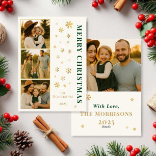 Carte de Noël Familiale Économique