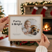 Carte de Noël familiale Fer & Bright