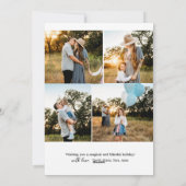 Carte de Noël Familiale Joyeux Noël (Dos)