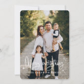 Carte de Noël familiale Joyeux Tout (Devant)